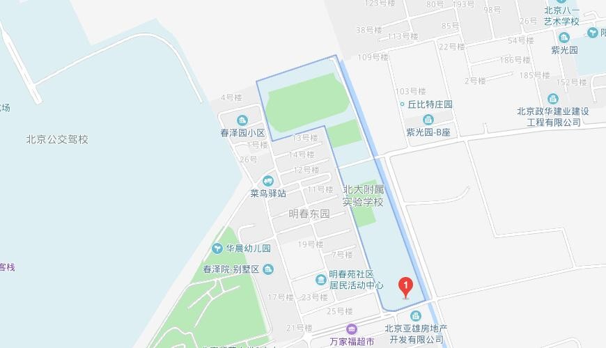 北大附属实验学校国际部地图图片